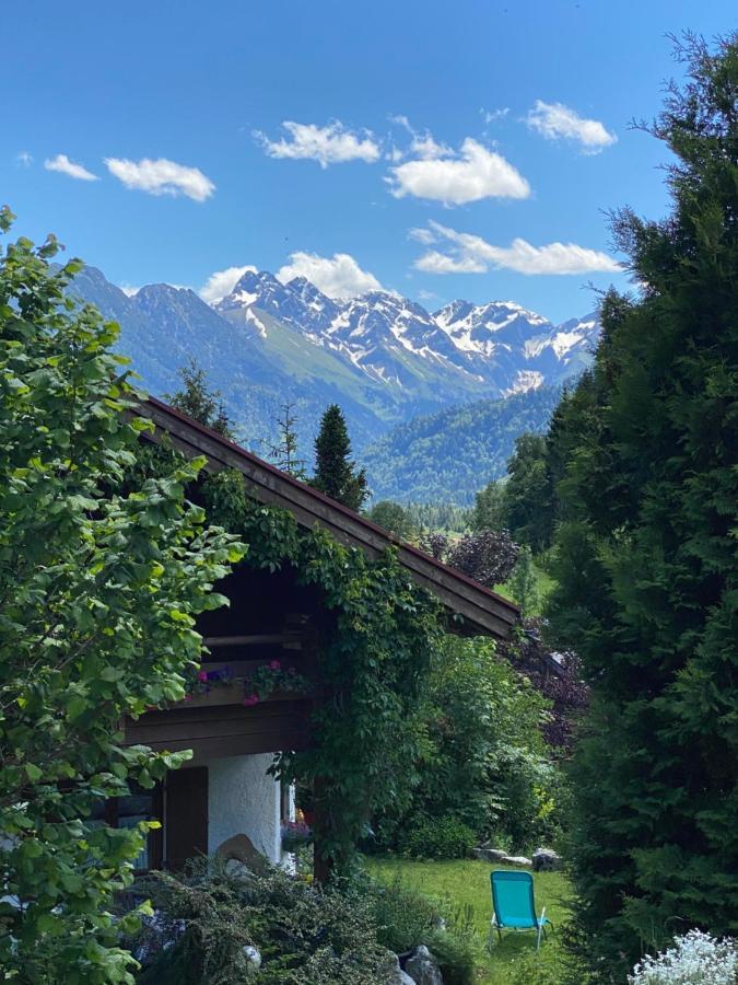 Kurzzeitdomizil In Oberstdorf Lägenhet Exteriör bild